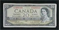 1954 Canada Twenty Dollar Bill