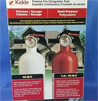 New Premier fire extinguishers 2 pack