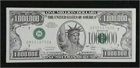 $1,000,000 USA Novelty banknote