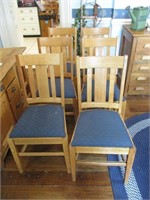 Lot (6) Oak Chairs
