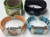 4 Bangle Watches , See Pic's
