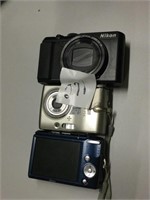 (3) Assorted Cameras