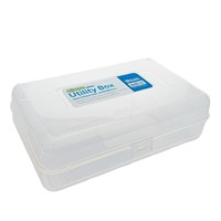 3  BAZIC Clear Multipurpose Utility Box