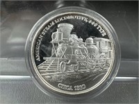 American steam locomotive 440 type 1oz. silver