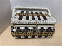Sewing Basket With Contents