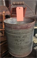 Penn SAF 30 oil can 5 gal. turned into bucket