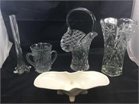 Beautiful Glass Vase Lot