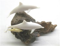 John Perry Vintage Dolphin Sculpture