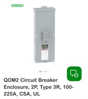 Square D 200 AMP Outdoor Breaker Box