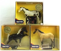 (3) Breyer Horse Figurines In Original Boxes
