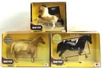 (3) Breyer Horse Figurines In Original Boxes