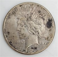 (JJ) 1922 S Silver Peace Dollar Coin