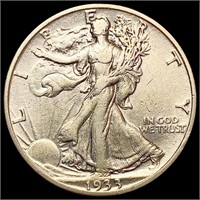 1933-S Walking Liberty Half Dollar NEARLY