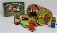 Fisher Price Woodsey Squirrel Family  1979