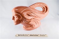 Haeger 19" Lady Pink Sculpture