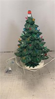 Ceramic lighted Christmas tree