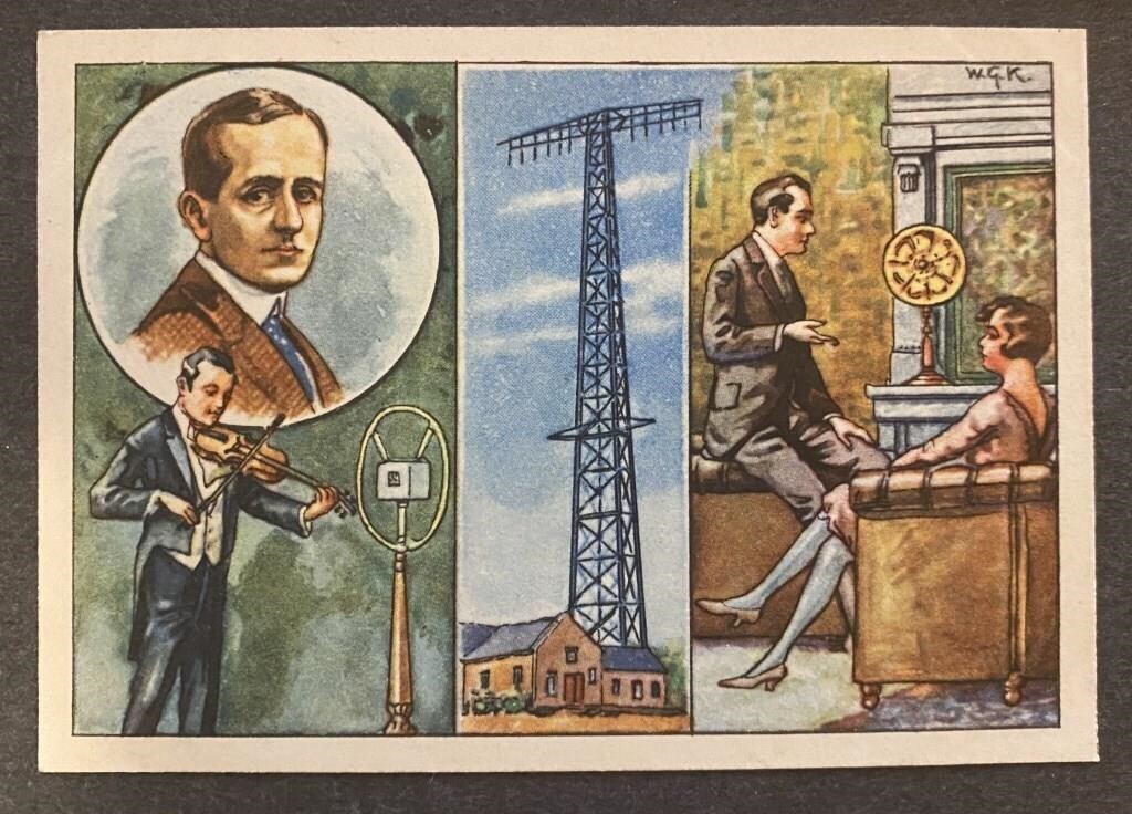 MARCONI: Scarce WAGNER Margarine Card (1930)