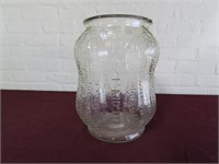 Vintage glass Planters peanuts canister.