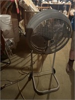 Floor fan works