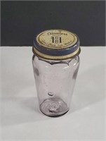 Vintage Hulman Dauntless Brand Clear Glass Spice