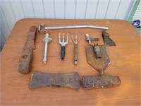 Axe Heads, Faucet, Shovel, Racks & More!