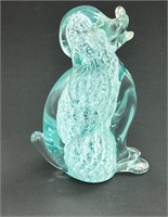 Murano of Venice Glass Dog Sculpture