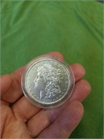 1880 P Morgan silver dollar