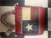 Montans West Patriotic Lone Star Crossbody bag