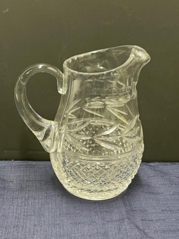 Waterford glass crystal pitcher