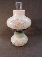 Consolidated Glass Coreopsis Milk Glass Oil Lamp
