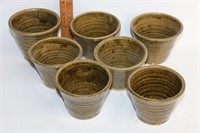 7 Stoneware Planters