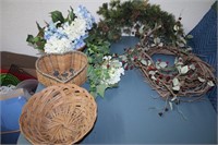 Baskets & Floral Decor All For 1 Money