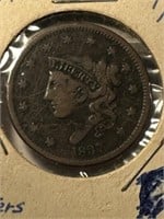 1837 Liberty Head Large Cent