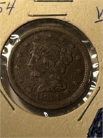 1854 Liberty Head Large Cent