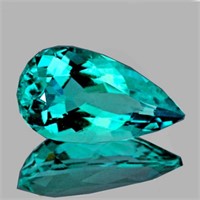 Natral AAA Paraiba Green Blue Apatite 10 x 6 MM -