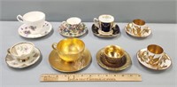 Fine Porcelain Cups & Saucers incl Spode