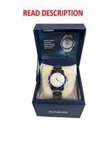 $198  Casio Enticer Men's Sport Watch Blue Bezel S