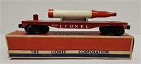 Train - Lionel #6175 Flat Car with Rocket w/OB
