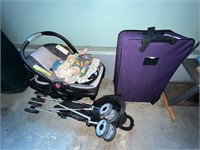 G-Large Suitcase, Stroller, Car Seat, Dolls