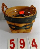 Round Basket with Plastic Liner