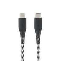 Onn 6' Braided USB-C Cable, Black A3