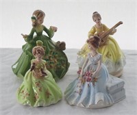 4 Vintage  Josef Originals Figurines