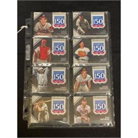 (8) 2019 Topps 150th Anniv. Patch Cards Hof