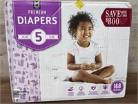 Size 5 members mark diapers