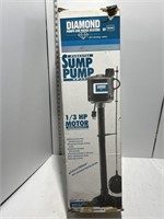 Diamond 1/3 HP pedestal sump pump