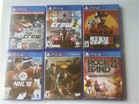 PS4 Assorted lot of Video Games