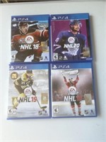 PS4 Lot of NHL Video Games