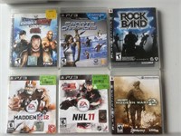 PS3 Assorted lot of Video Games