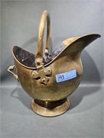 BRASS COAL SCUTTLE