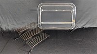 Plastic and Wire Shelves
